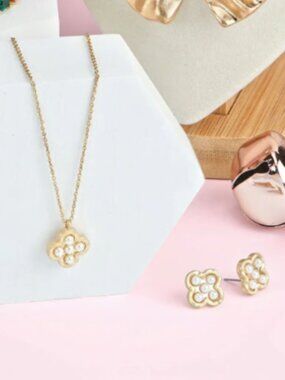 Park Lane Praline Necklace & Earring SET